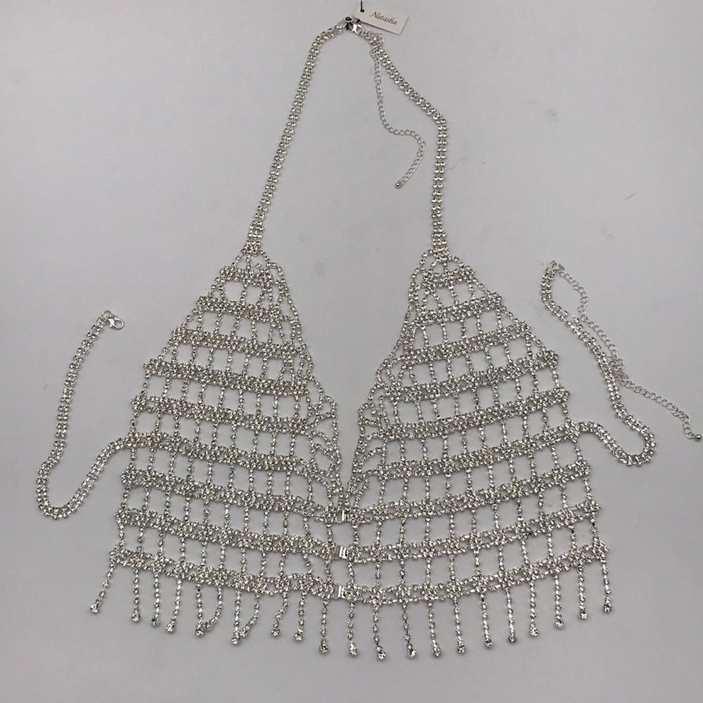 Natasha Rhinestone Bralette - Picture 3 of 7